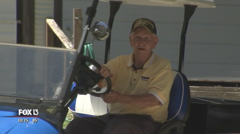 Man with disability gifted custom golf cart after his was stolen
