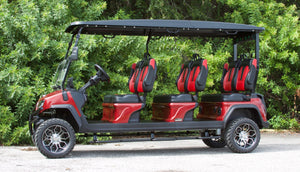 Evolution D5 Maverick 6 Seater - Flamenco Red - MSRP $12,995 - Call for Inventory