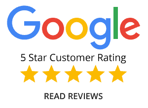 5 star rating on Google