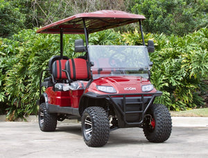 ICON i60L Burgundy With 2 Tone Seats - Lifted - MSRP $13,295 - OUR PRICE $12,499 - Call for Inventory